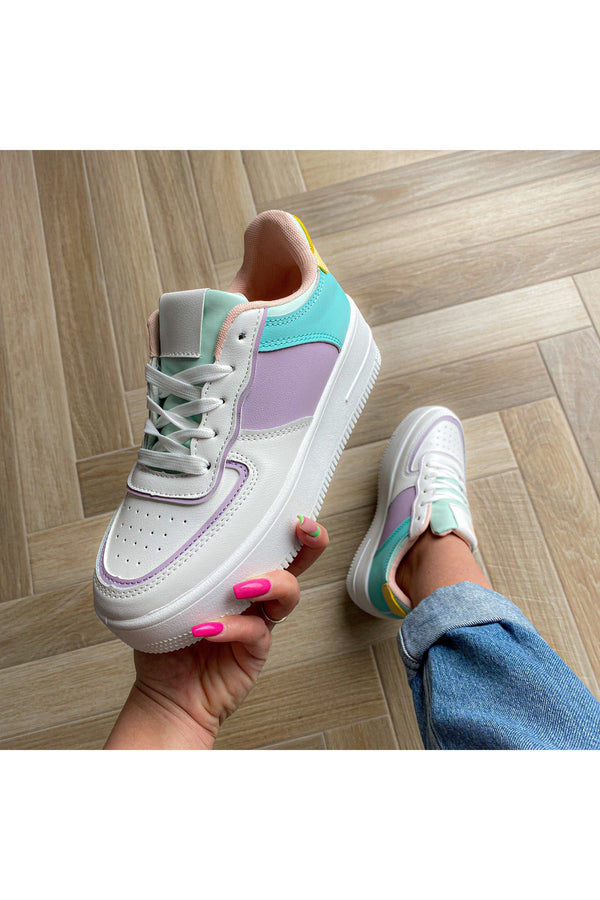 Sneakers LIA white/Lila.