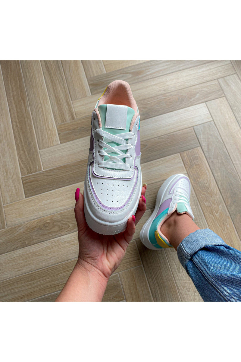 Sneakers LIA white/Lila.