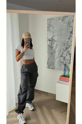 Pantalon cargo parachute Janet