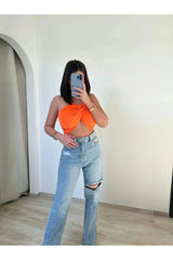 SELIZ orange top