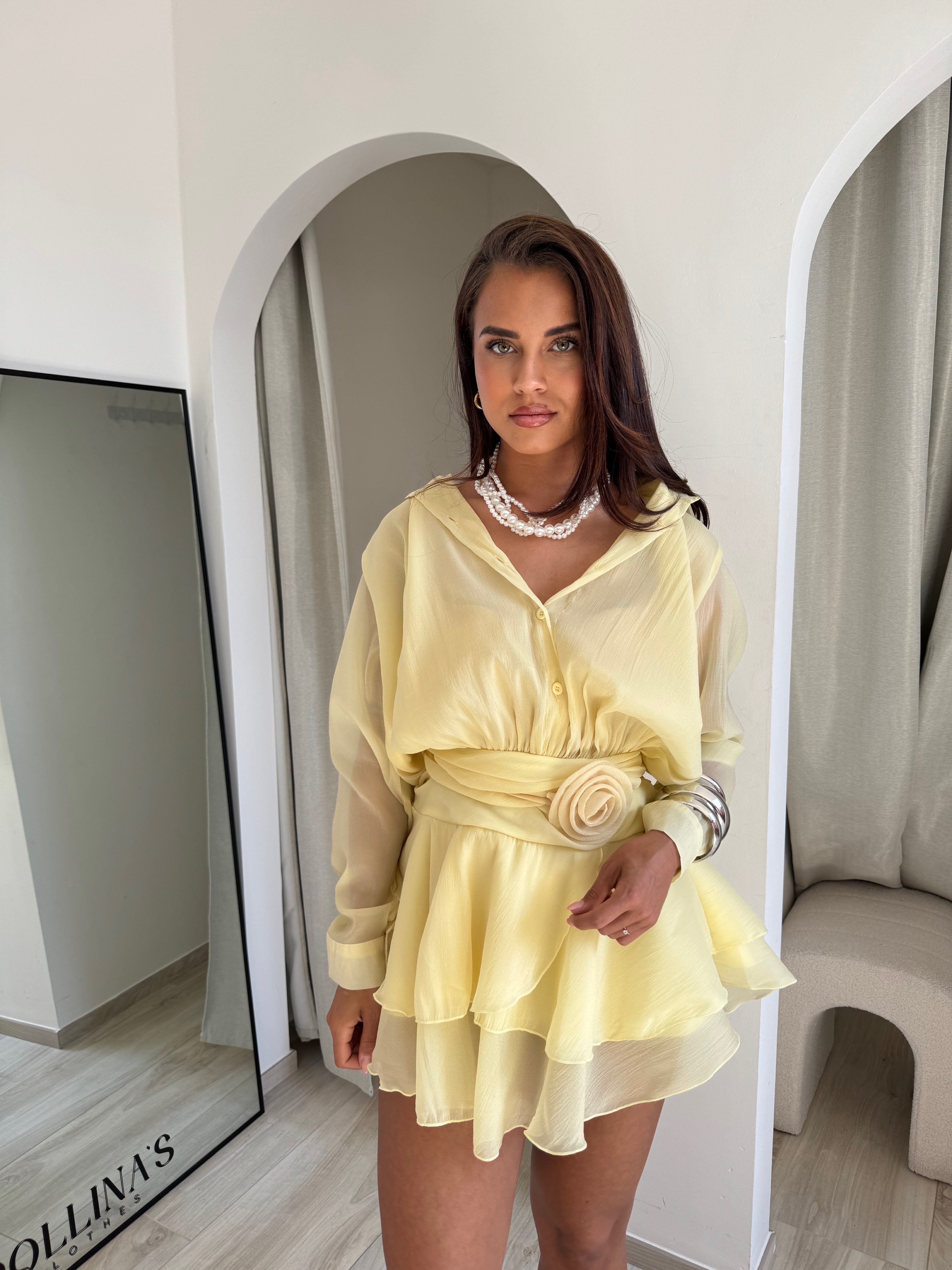Robe emna jaune