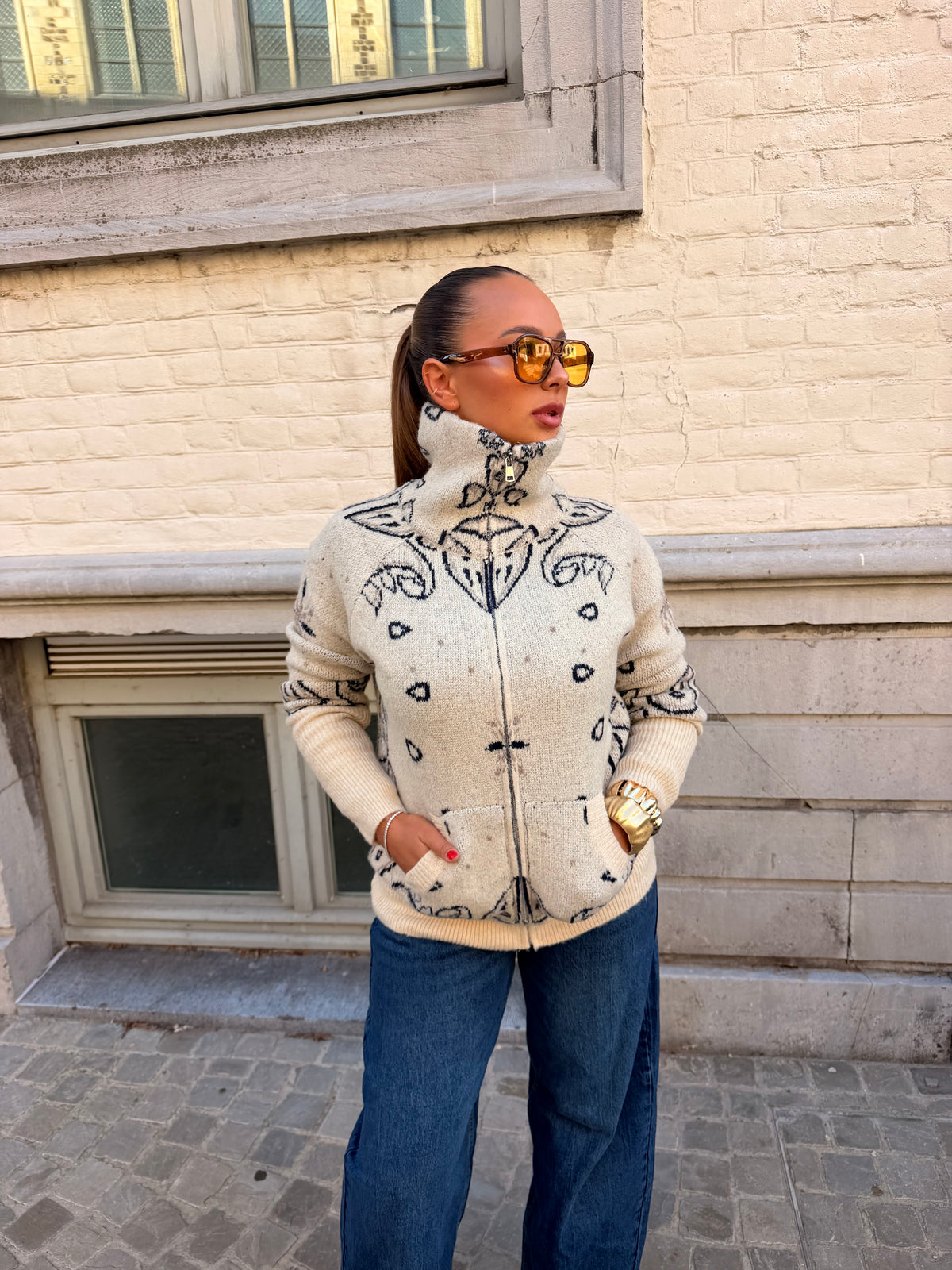 Gilet Gabriella beige