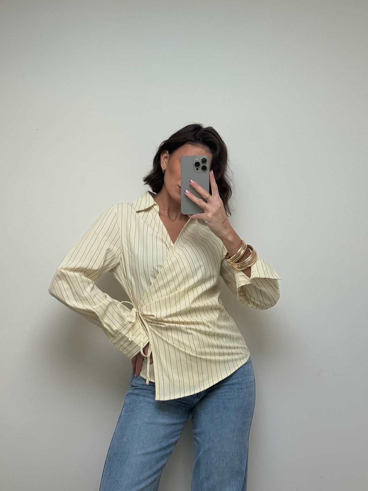 Chemise cache cœur Nadi
