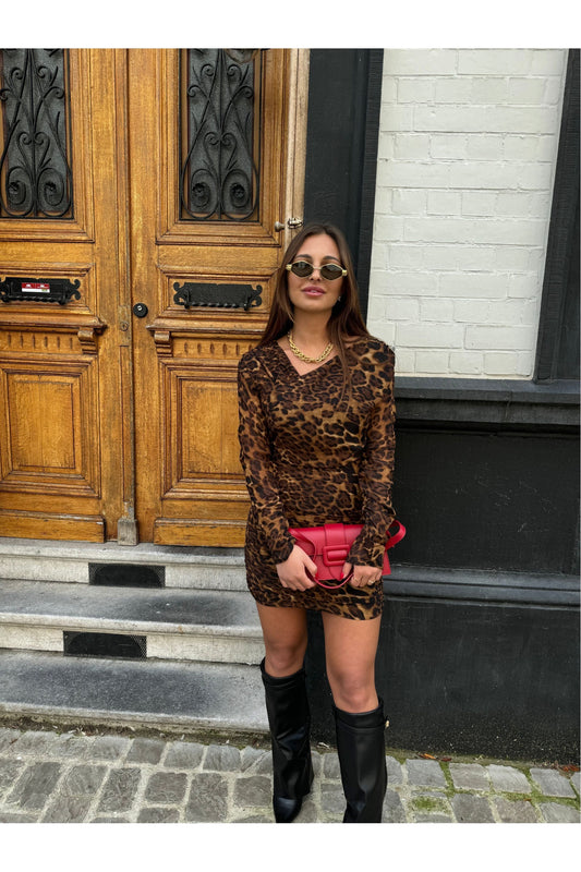 Robe léopard Jarine