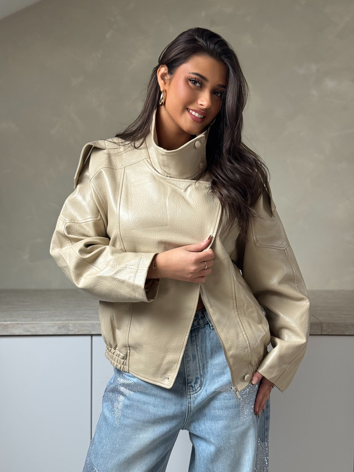 Veste Ambre beige