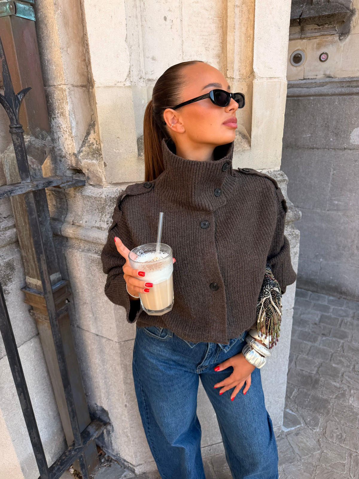 Gilet Lorenz choco