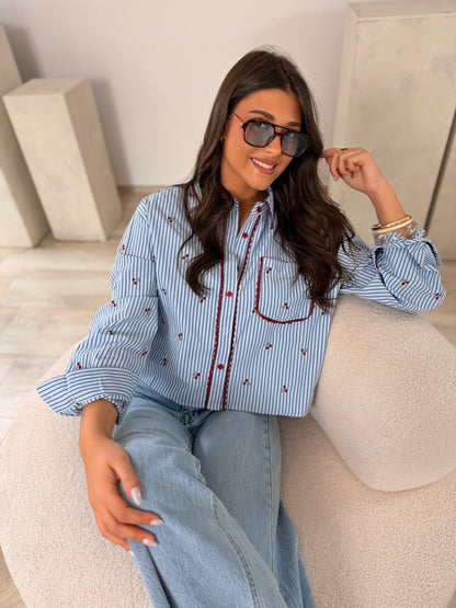 Chemise cerise