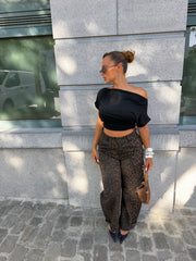 Pantalon léopard