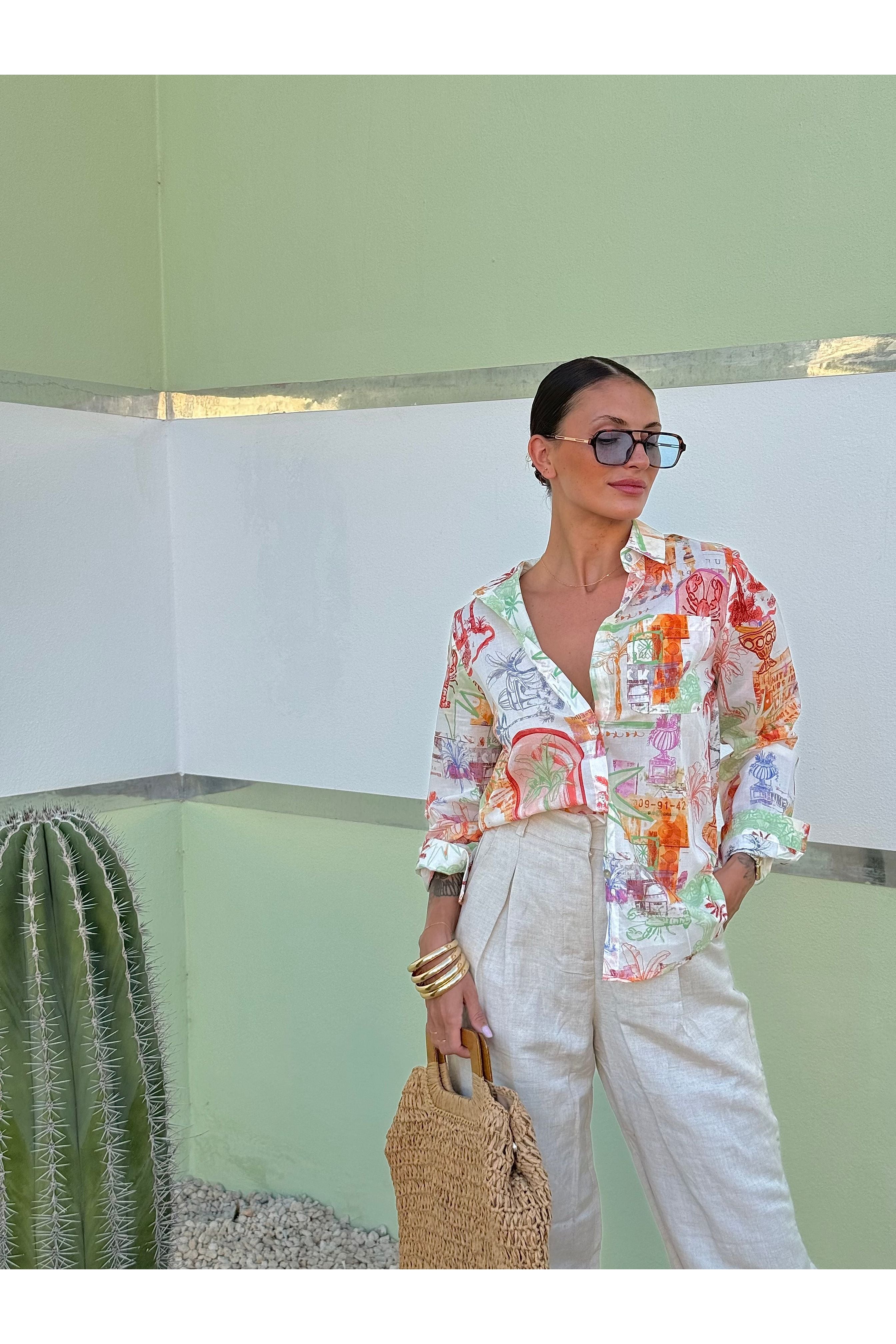 Chemise imprimée Soho