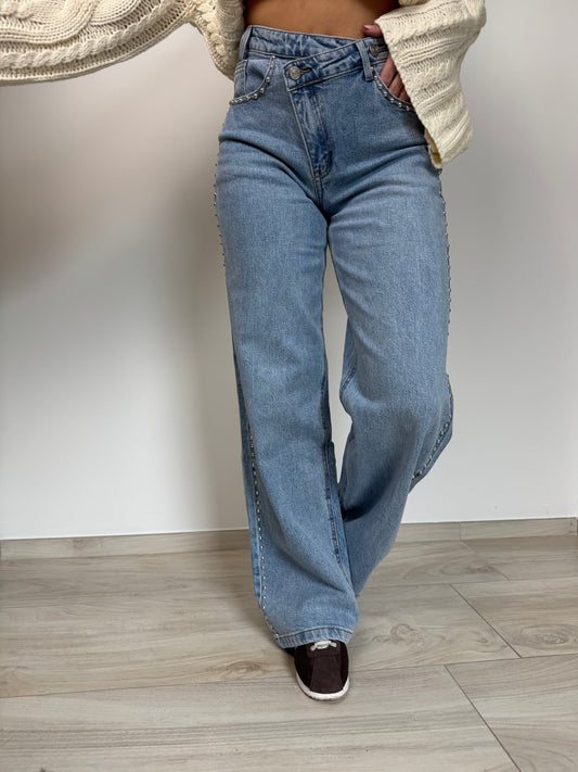 Jeans Mila silver