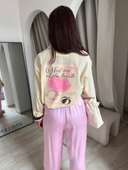 Pantalon Monica rose