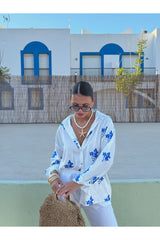 Chemise brodée janelle
