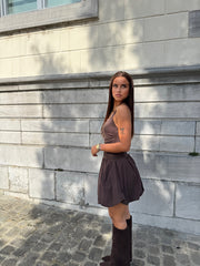 Robe Rynae marron