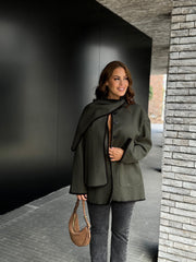 Manteau + écharpe
