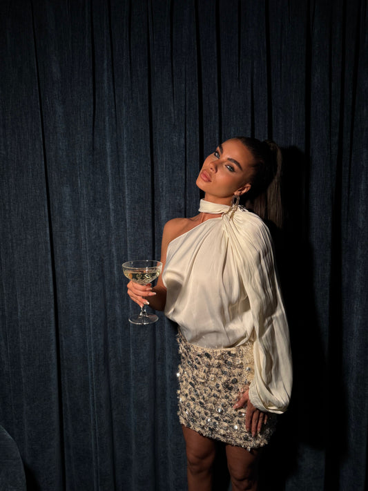 Blouse brea écru