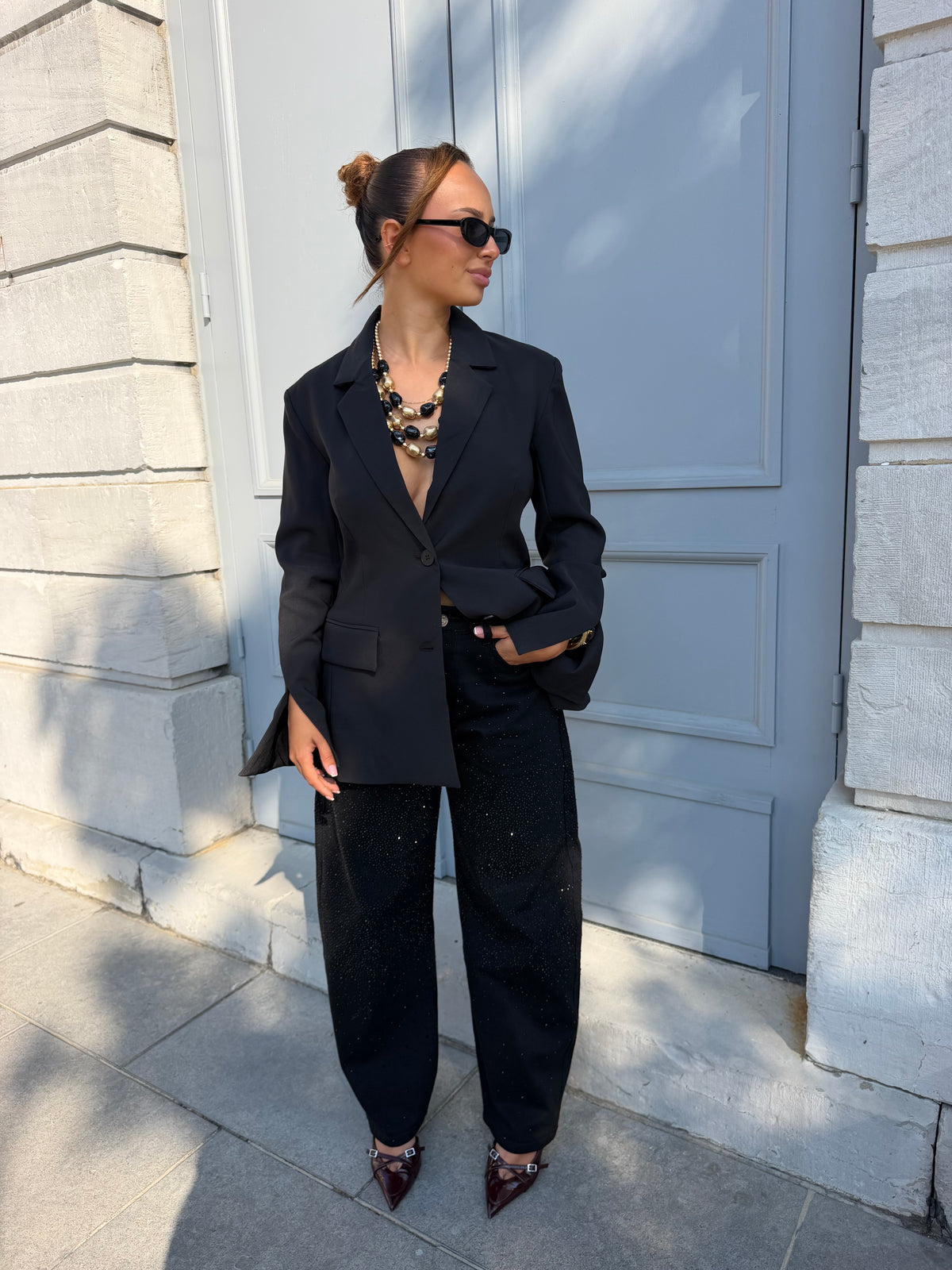 Jeans strass berenis