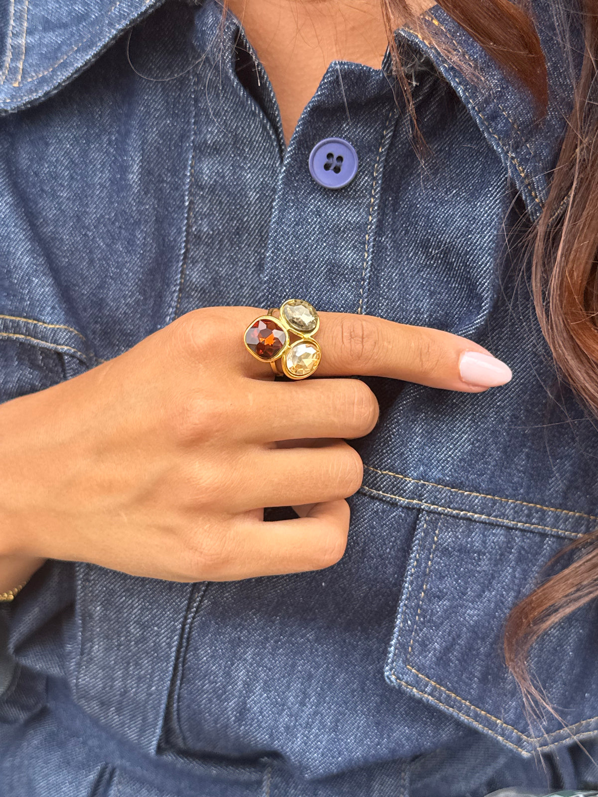Bague Éléonore coffee
