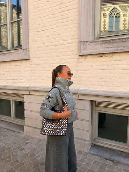 Gilet Gabriella gris