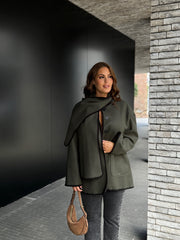 Manteau + écharpe