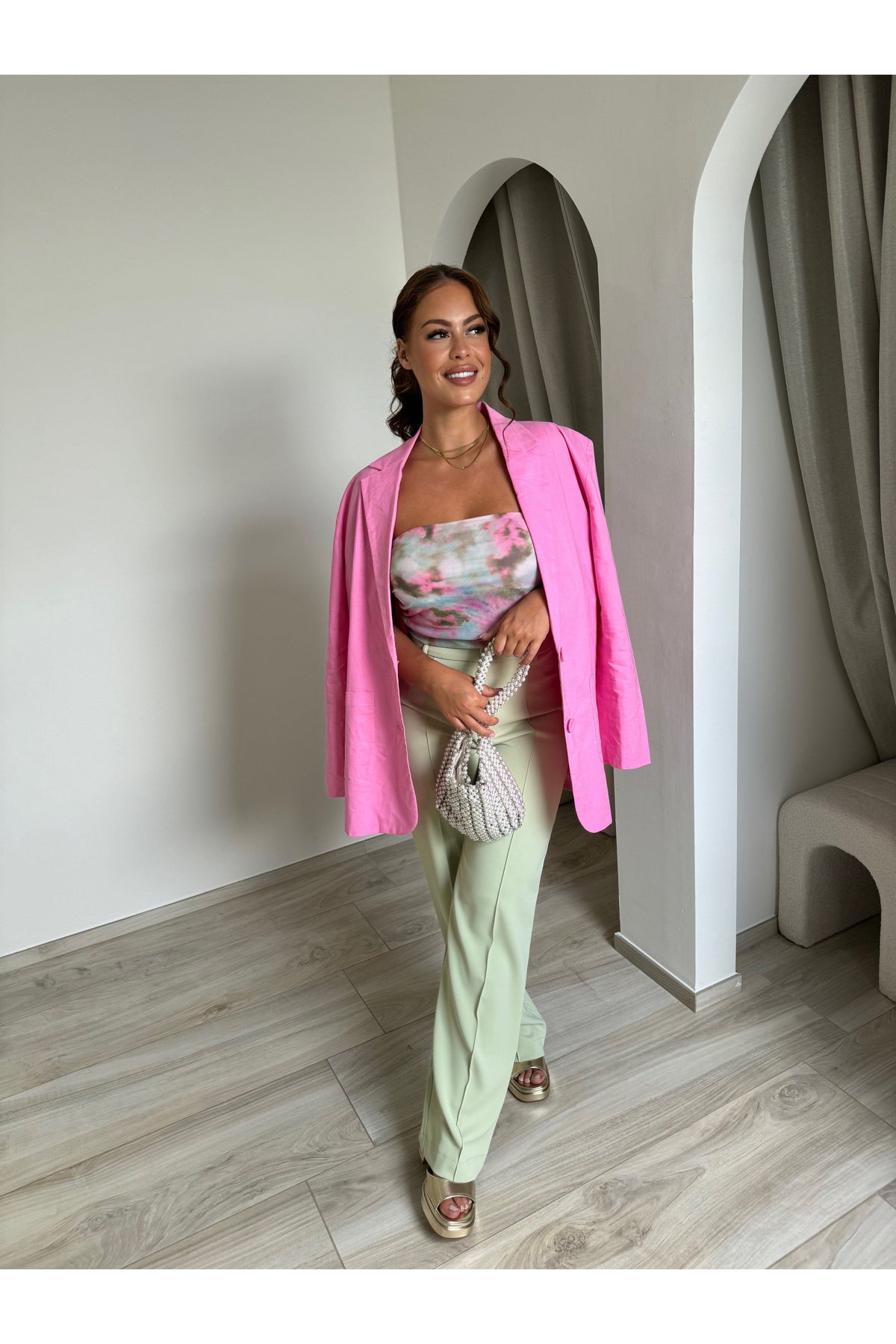 Linnen blazer
