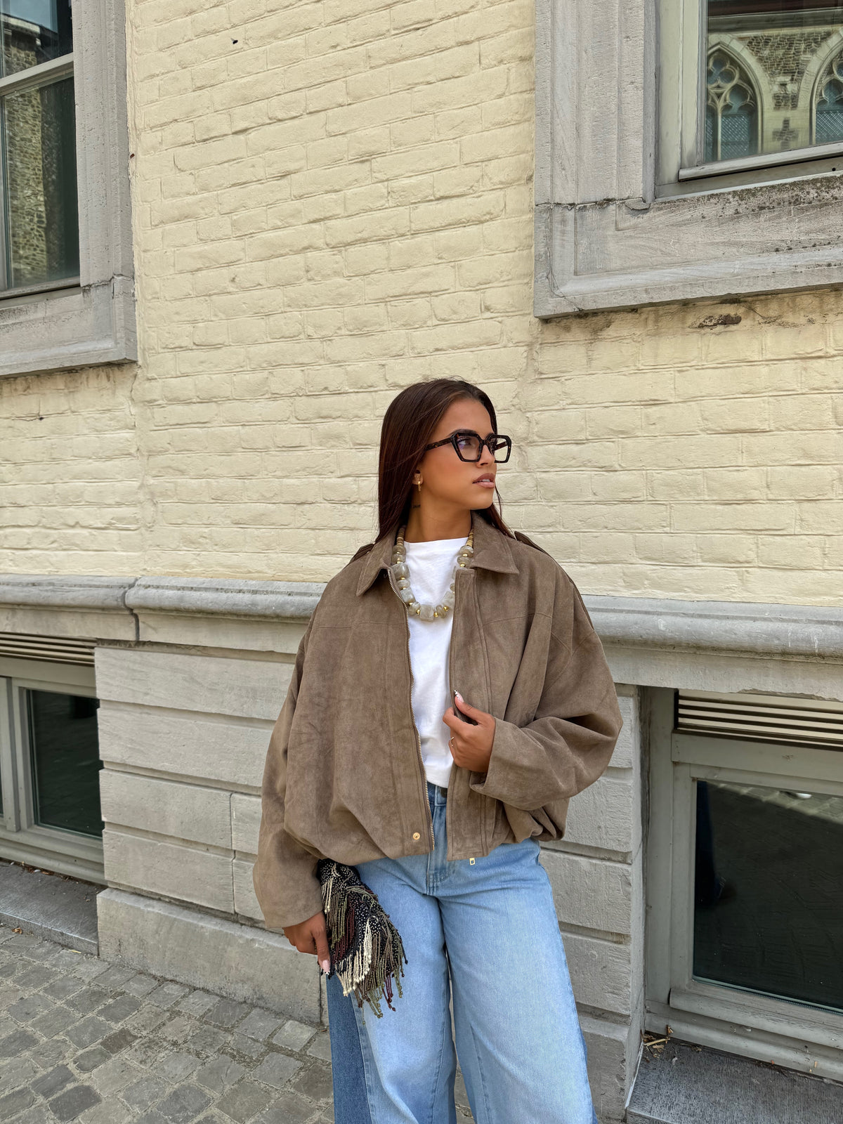 Veste Amira taupe