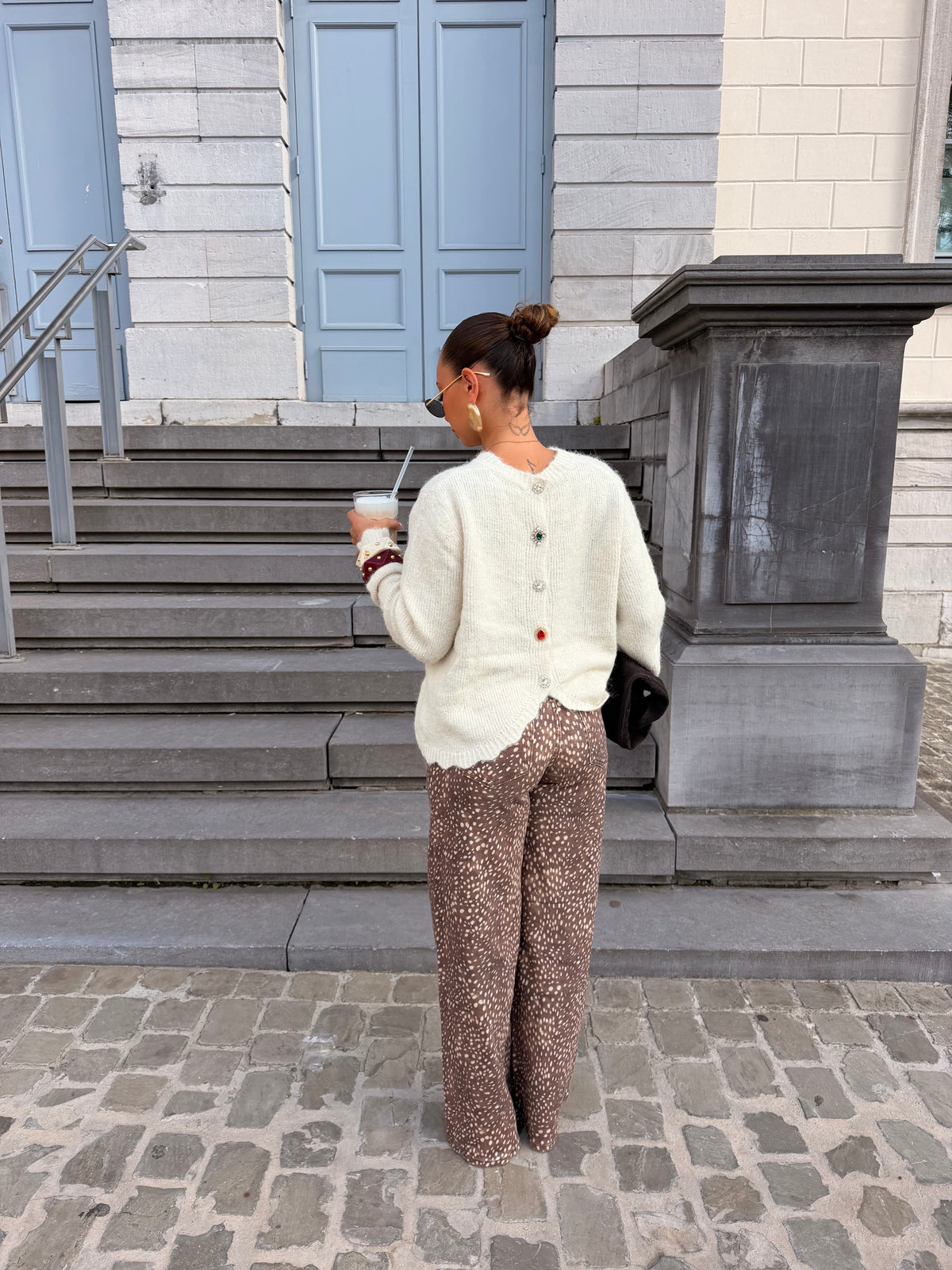 Pull Camille écru