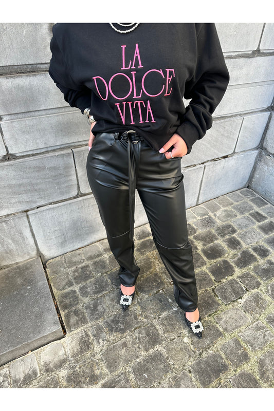 Pantalon simili cuir Liv