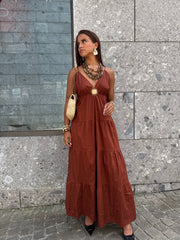 Robe aluna brique