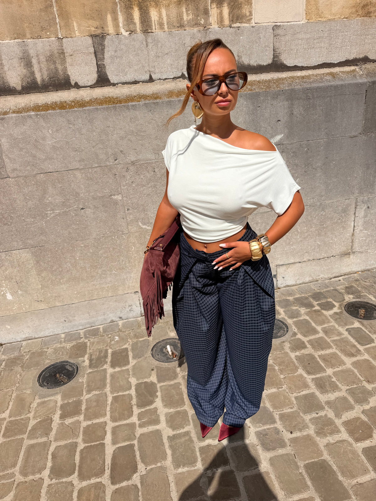 T-shirt asymétrique