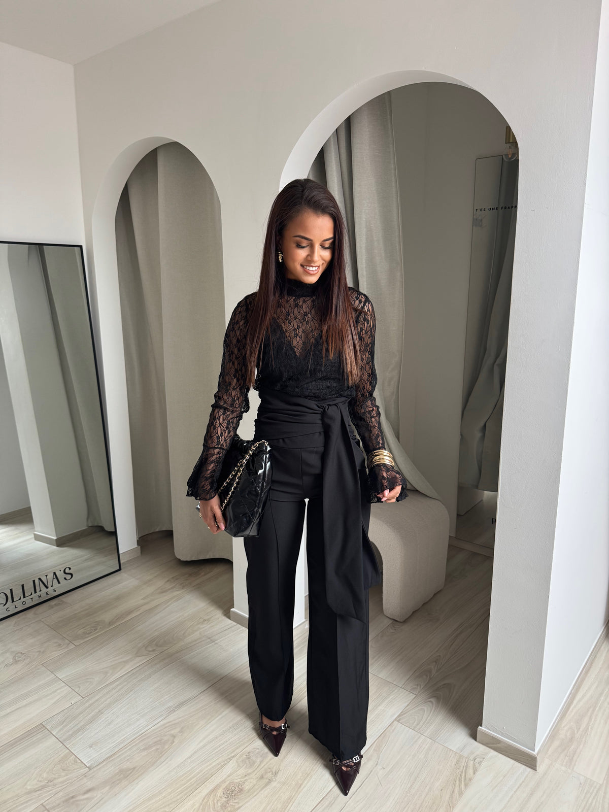 Pantalon minel noir