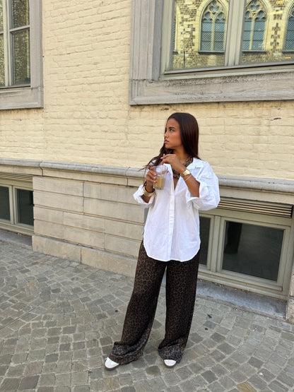 Pantalon print léopard