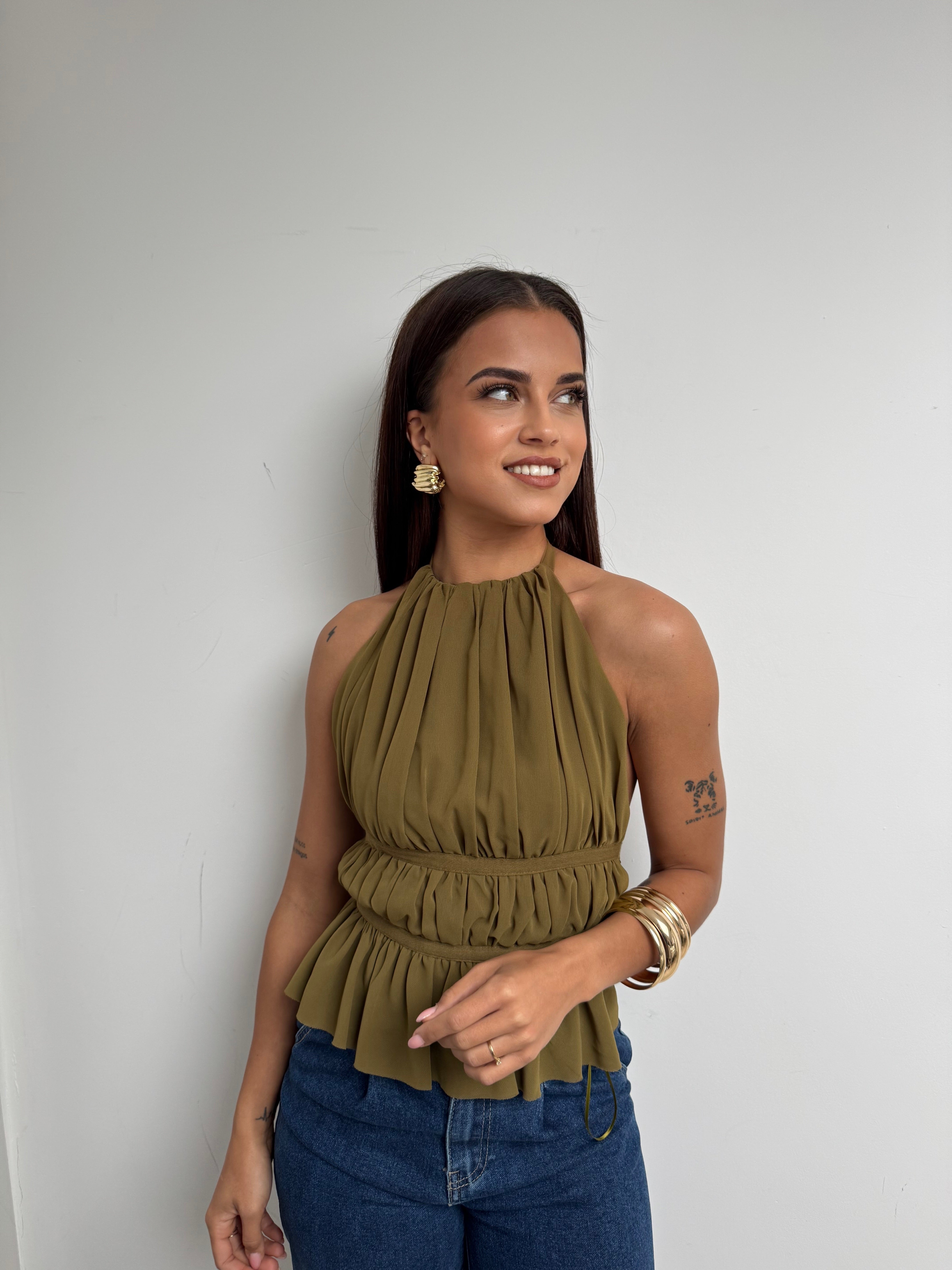 Blouse dos nu Anjali