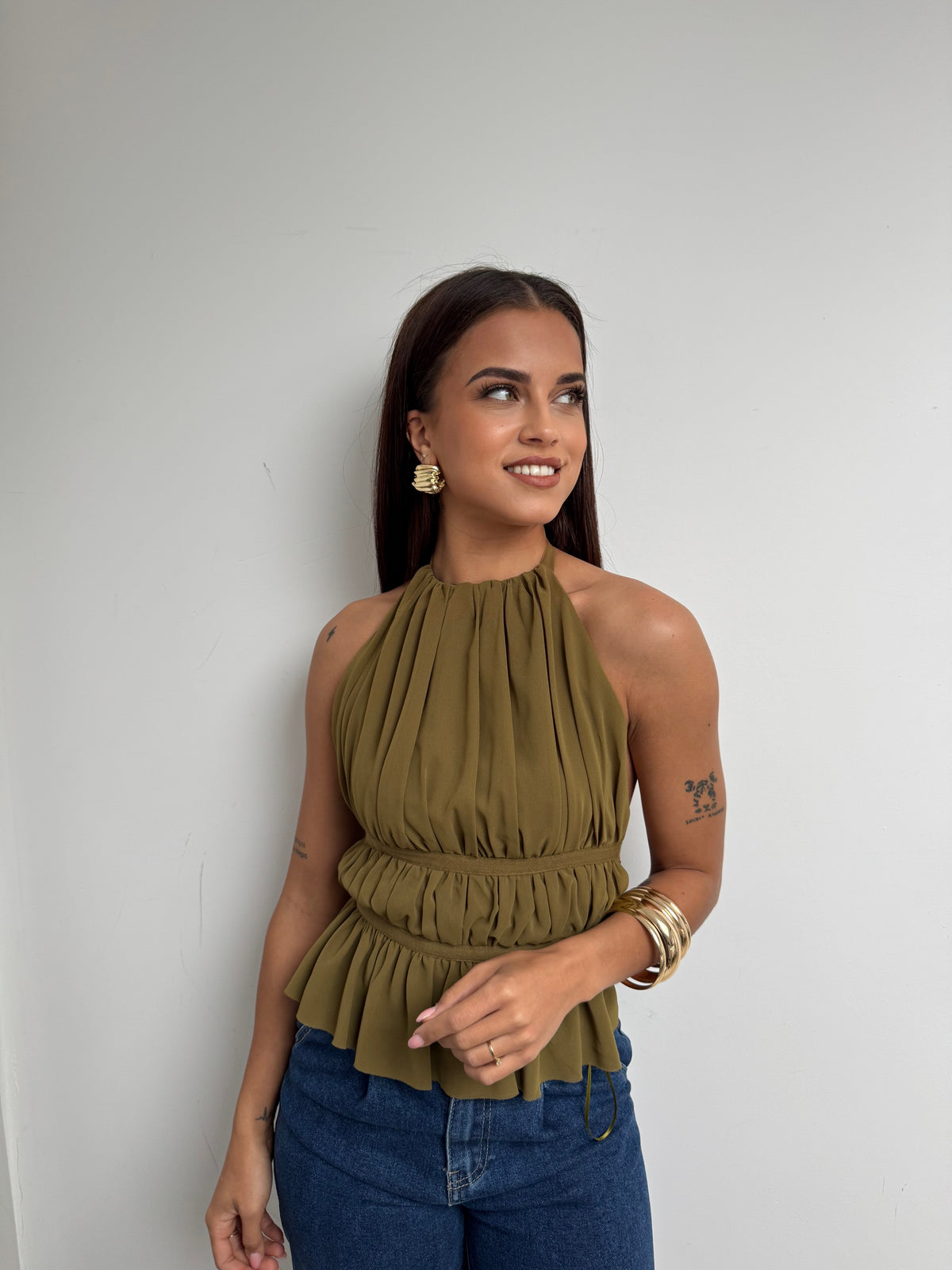 Blouse dos nu Anjali