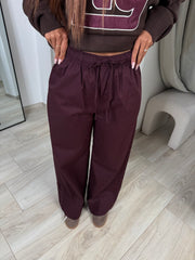 Pantalon wine