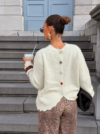 Pull Camille écru