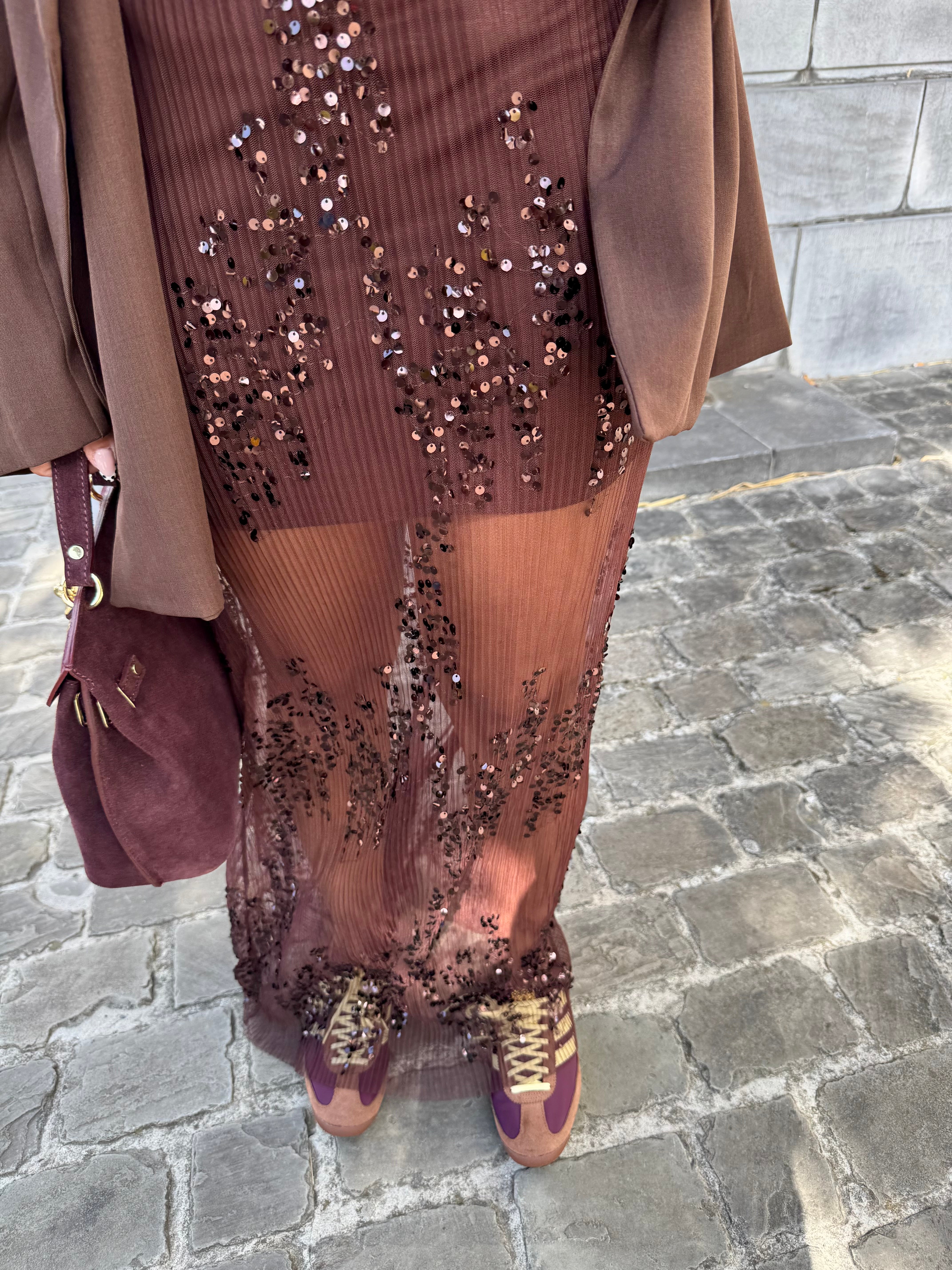Jupe Adice marron