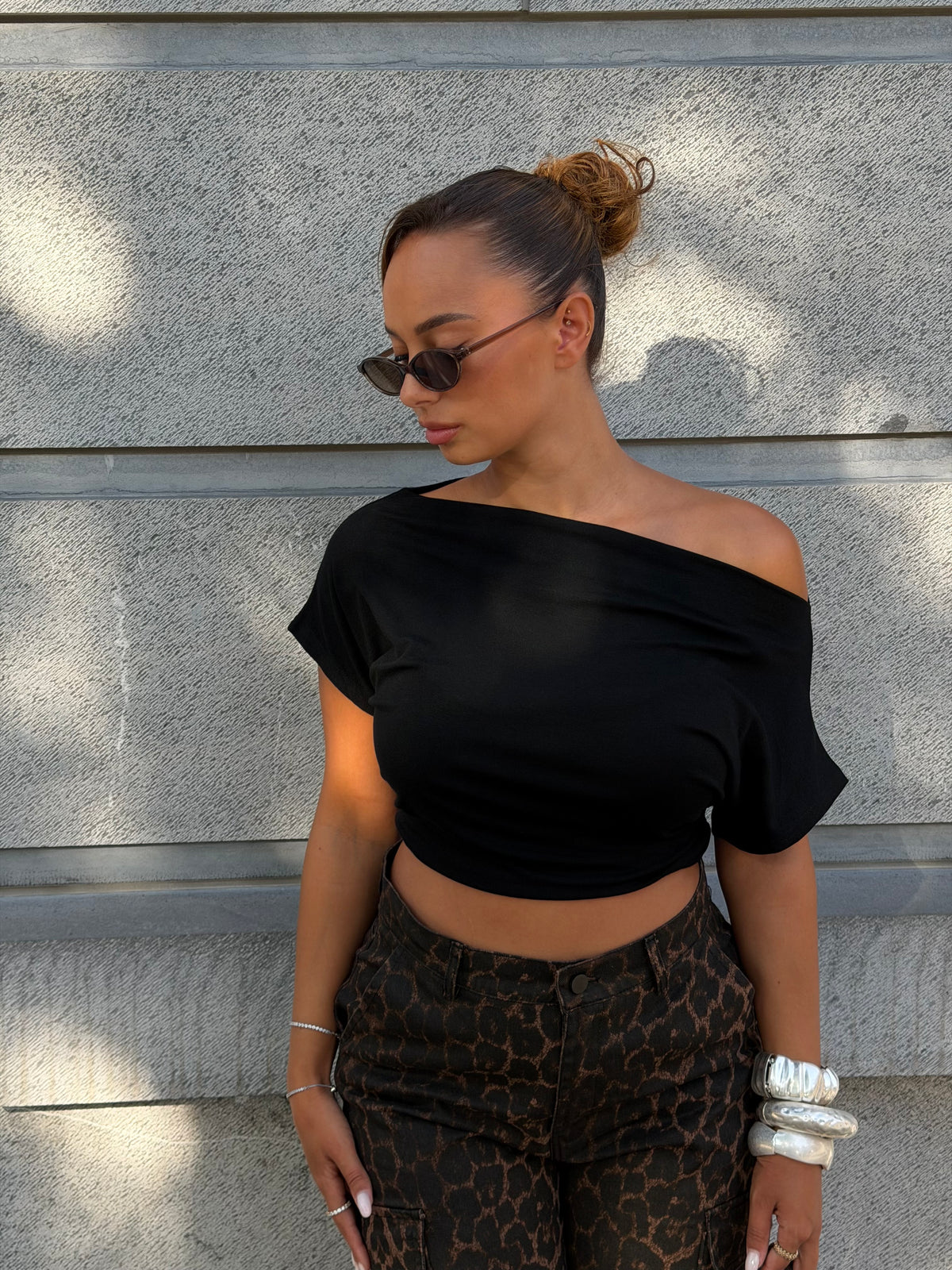 T-shirt asymétrique