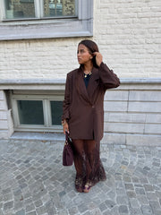 Jupe Adice marron