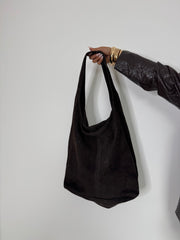 Sac cabas cuir marron