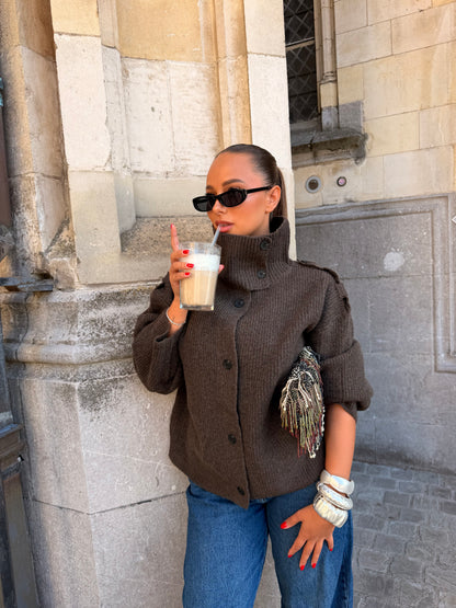Gilet Lorenz choco