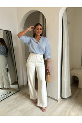 White Perla pants