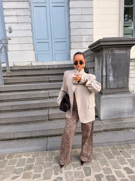Blazer Anaëlle taupe