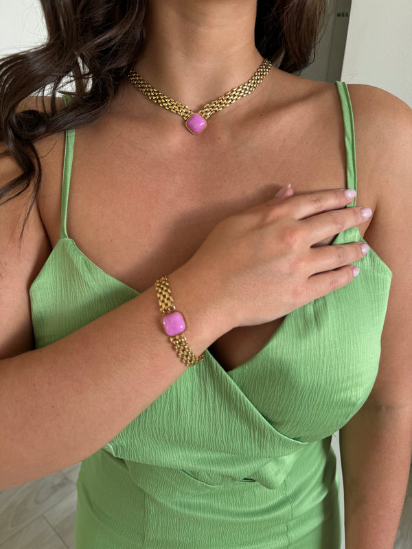 Necklace + bracelet set