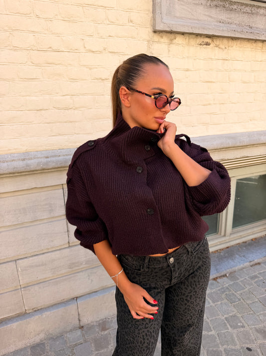 Gilet Lorenz burgundy