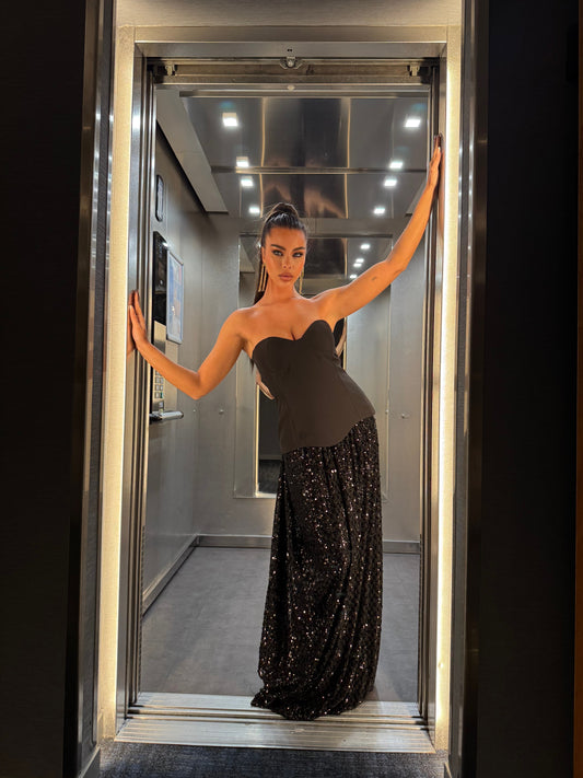 Robe bustier sai