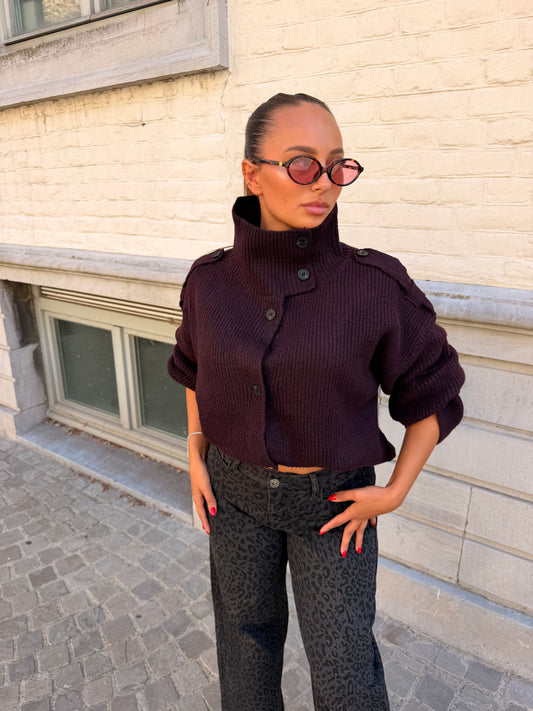 Gilet Lorenz burgundy