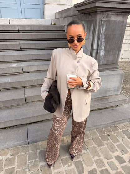 Blazer Anaëlle taupe