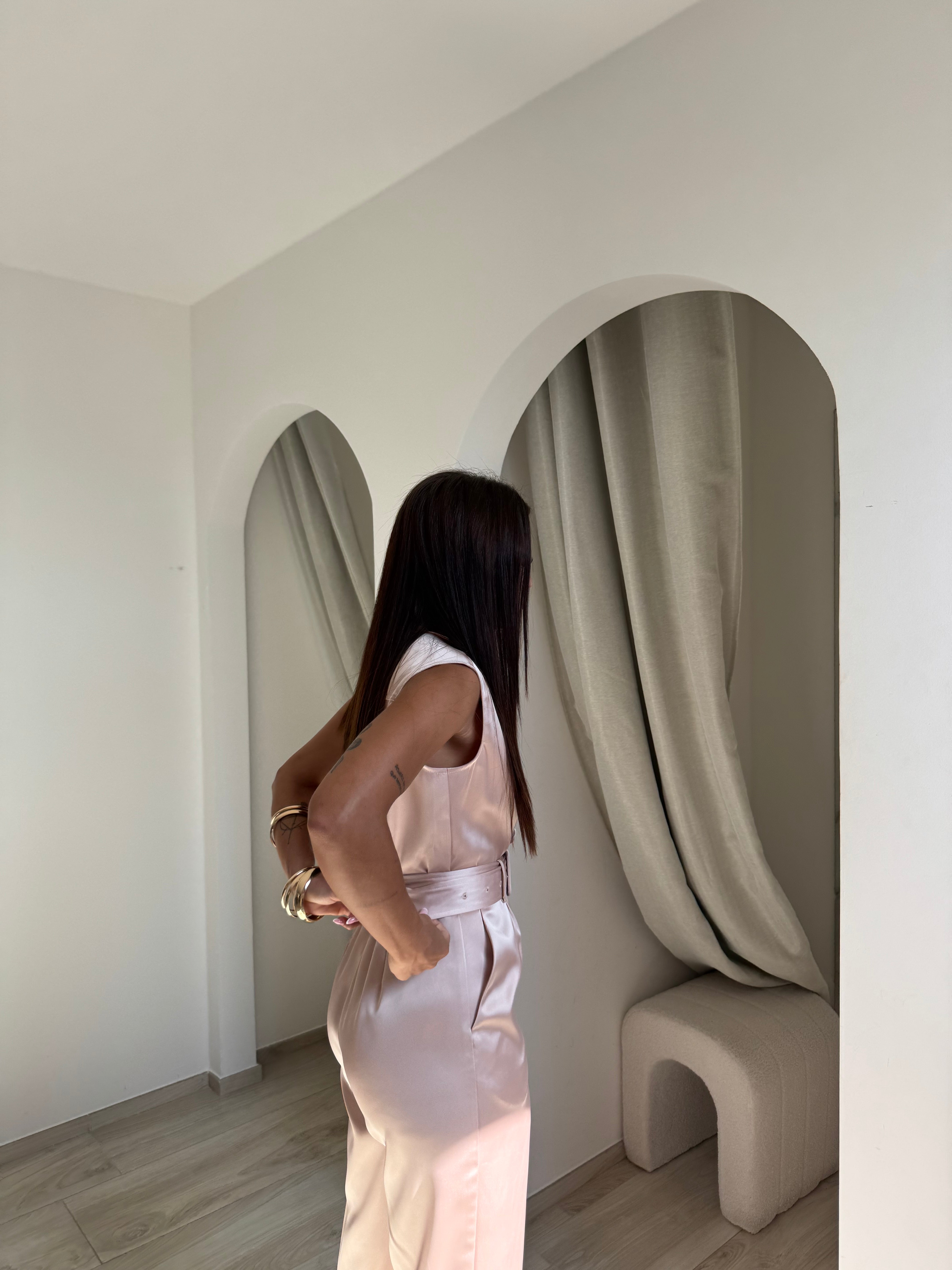 Combinaison Vio nude-pink