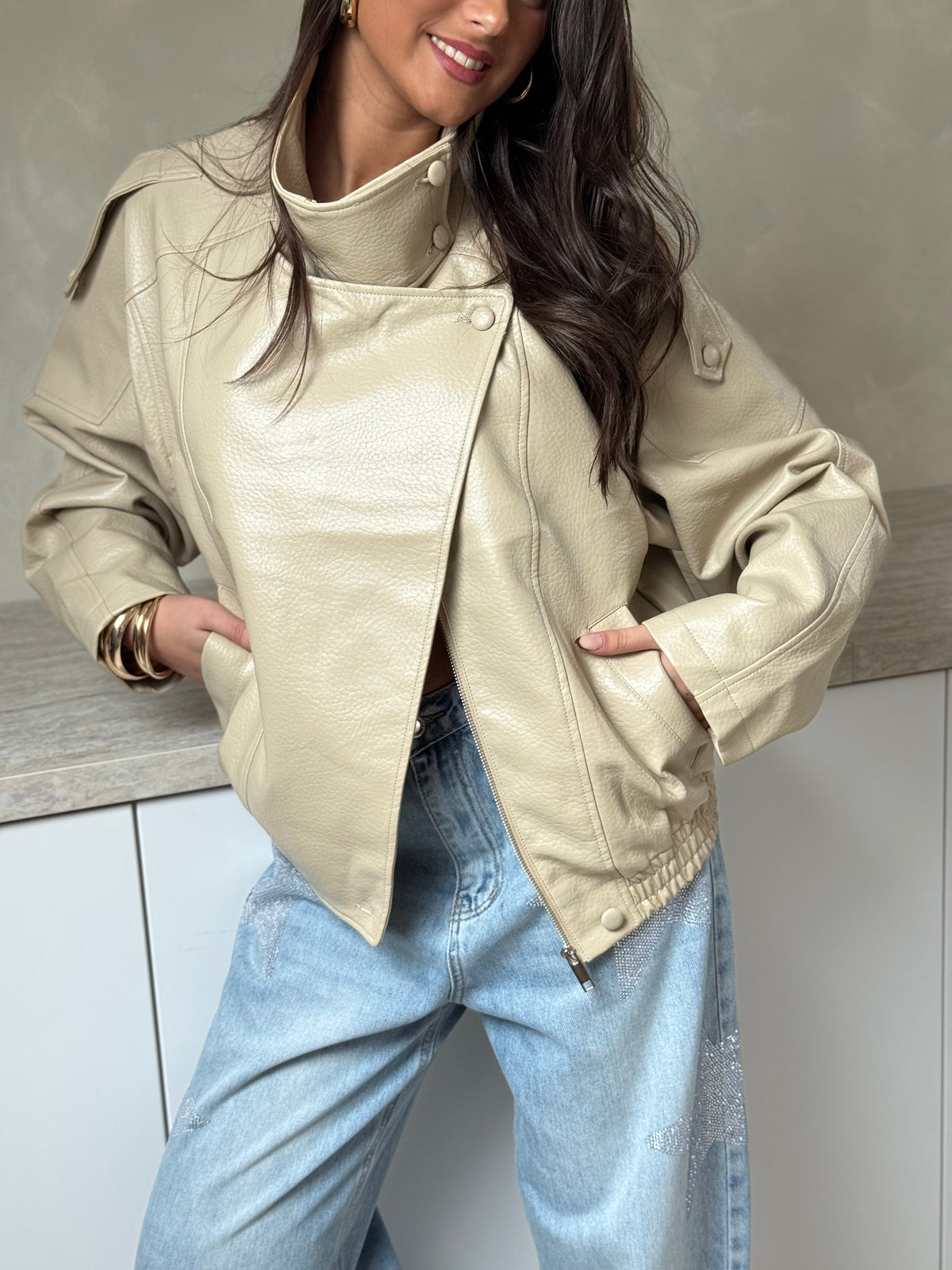 Veste Ambre beige