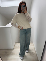 Blouse lao beige